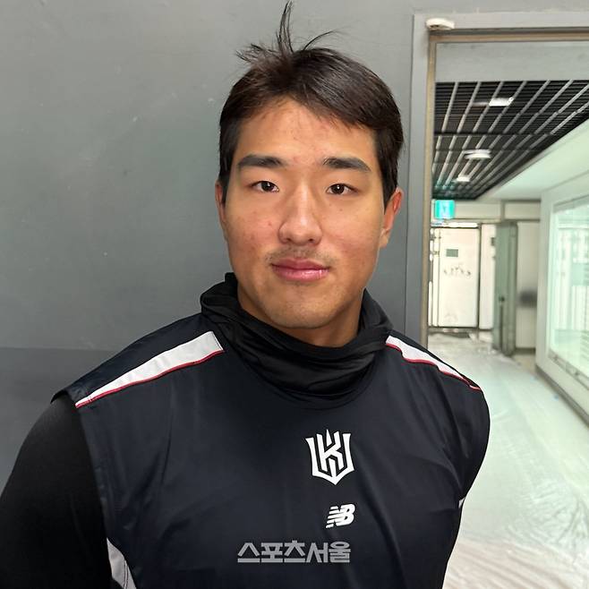 안현민이 인터뷰에 임하고 있다. 수원 | 박연준 기자 duswns0628@sportsseoul.com