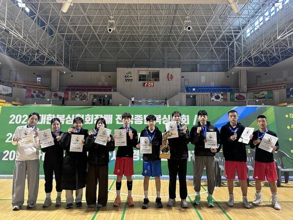 전라남도선수단 입상자 단체/사진=전남도체육회