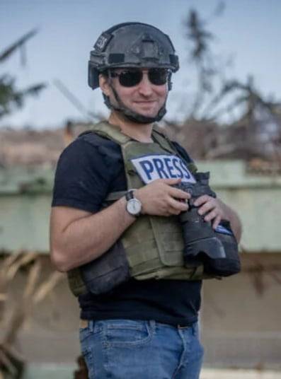 도박꾼들의 내기 시비에 휘말려 생명의 위협까지 받았던 타임스오브이스라엘 기자 에마뉴엘 파비안. 2024년 11월 레바논 남부에서 찍은 사진/타임스오브이스라엘