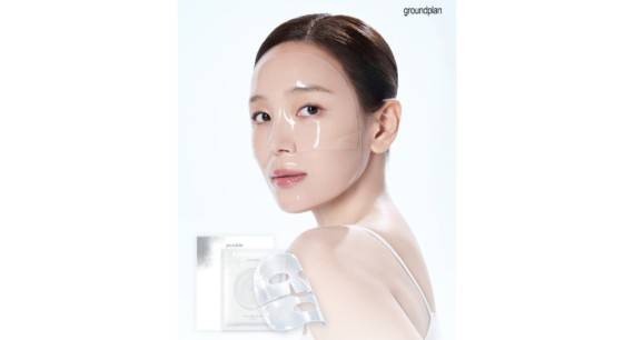 그라운드플랜의 신제품 '수분진정 겔마스크'가 높은 화제성을 보였다. 사진은 그라운드플랜의 '수분진정 겔 마스크'. /사진=그라운드플랜 제공