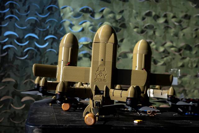 샤헤드 드론을 추격해 요격할 수 있는 우크라이나산 요격 드론 ‘스팅’(sting). 로이터 연합뉴스