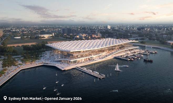 2배로 확장하고, 더욱 세련되게 확장한 시드니 어시장