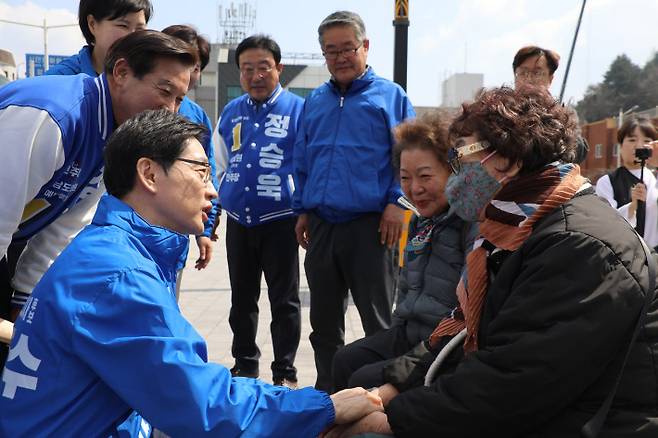 김경수 경남지사 후보. 민주당 경남도당 제공