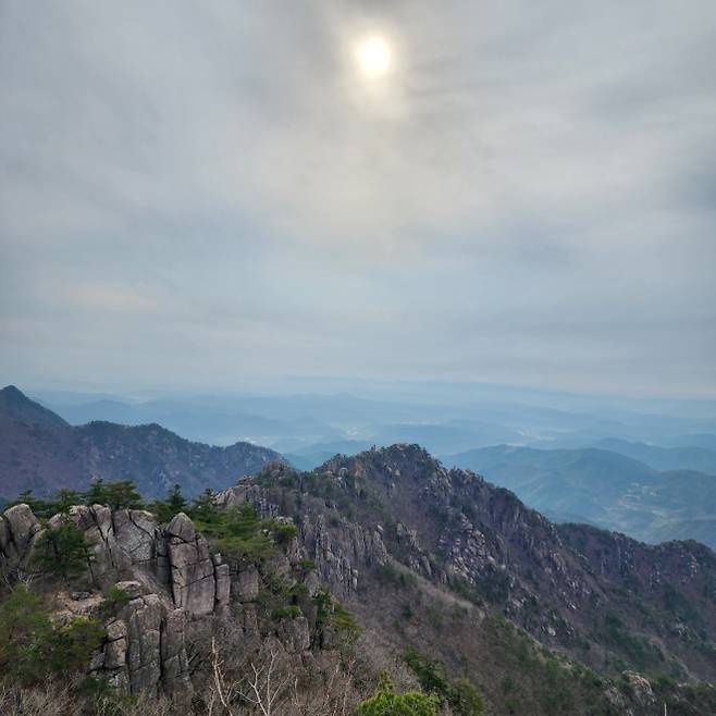 가야산 만물상코스의 모습
