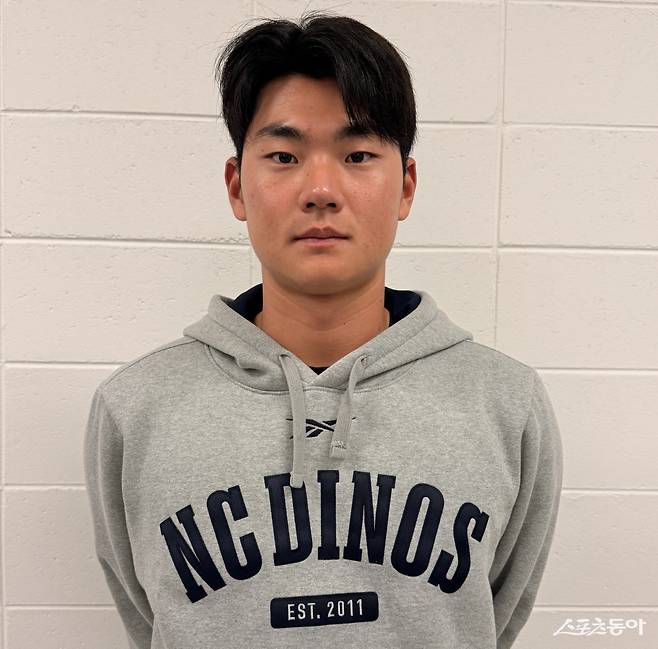 NC 김주원이 17일 창원NC파크서 WBC 기간 자신이 느낀 경험을 설명하고 있다. 창원=박정현 기자