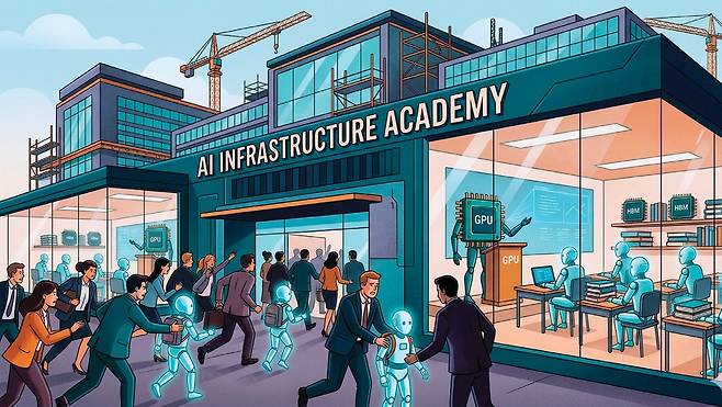 자녀가 뒤처질까 불안해 학원에 보내듯이, 미국 빅테크도 인공지능(AI) 경쟁에서 밀릴까 두려워 반도체 투자를 확대하고 있다. 제미나이 생성 이미지