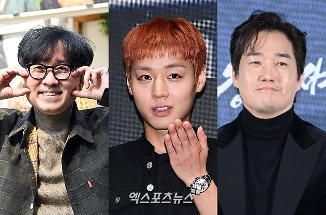 (왼쪽부터) 엑스포츠뉴스DB 장항준 감독, 박지훈, 유지태