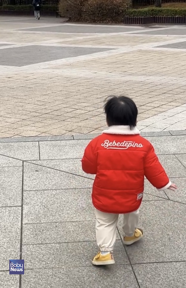 아들이 새로운 환경에 잘 적응해 나가길 바라며. ⓒ강백수