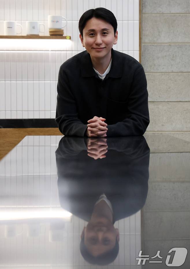 이승현 인핸스 대표가 17일 서울 서초구 인핸스 사무실에서 뉴스1과 인터뷰를 하고 있다. 2026.3.17 ⓒ 뉴스1 김명섭 기자