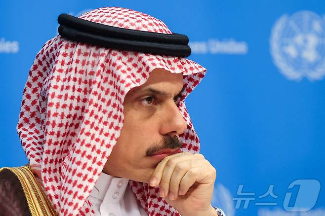 파이살 빈 파르한 알 사우드 사우디 외무장관 <자료사진> 2025.7.28 ⓒ 로이터=뉴스1