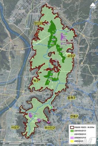 금정산 국립공원(기후에너지환경부 제공) ⓒ 뉴스1