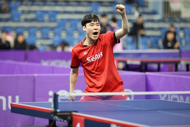 장우진.(한국프로탁구연맹 제공)