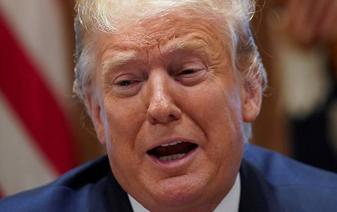 도널드 트럼프 미국 대통령. 워싱턴/로이터 연합뉴스