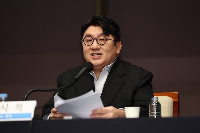 방시혁 하이브 의장 사진=연합뉴스