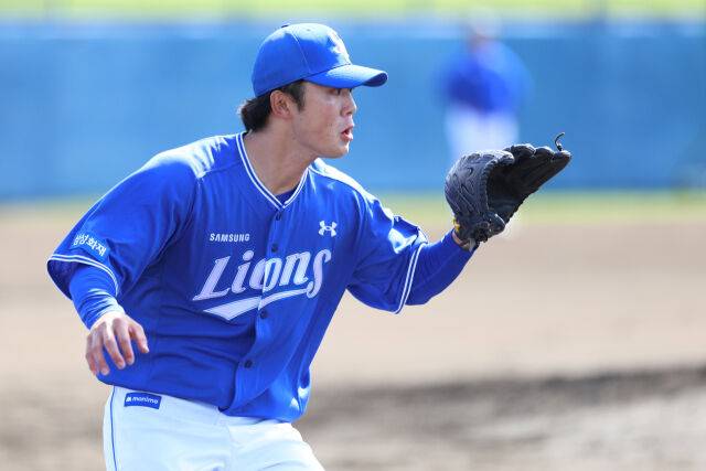삼성 라이온즈 미야지 유라./삼성 라이온즈