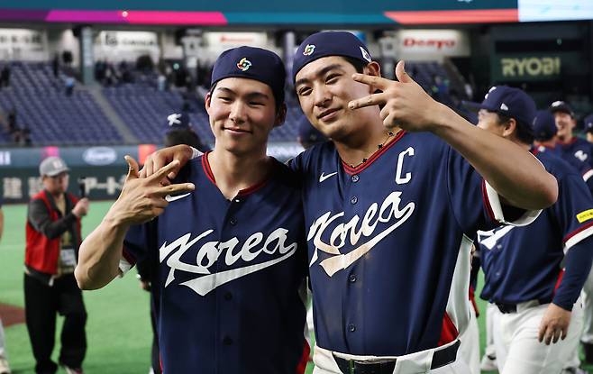 김혜성(왼쪽)과 이정후. 연합뉴스