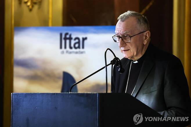 피에트로 파롤린 교황청 국무원장 [EPA 연합뉴스 자료사진. 재배포 및 DB 금지]