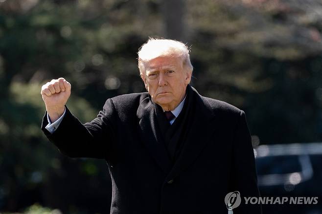 도널드 트럼프 미국 대통령 [AP=연합뉴스. 재판매 및 DB 금지]