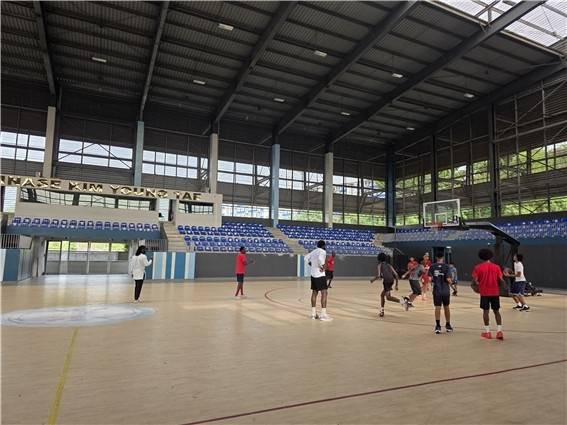 한-코트디부아르 협력센터 내 체육관 모습 [임기대 제공. 재판매 및 DB 금지]