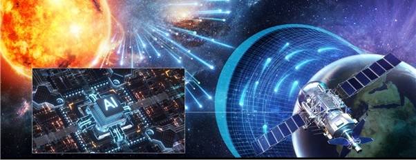 우주항공용 AI 뉴로모픽 반도체의 활용모식도 [한국원자력연구원 제공. 재판매 및 DB 금지]