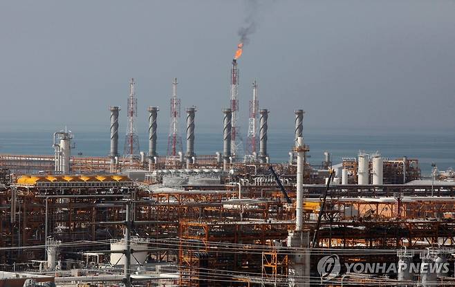 이란 사우스파르스 가스전 [AP=연합뉴스 자료사진. 재판매 및 DB 금지]