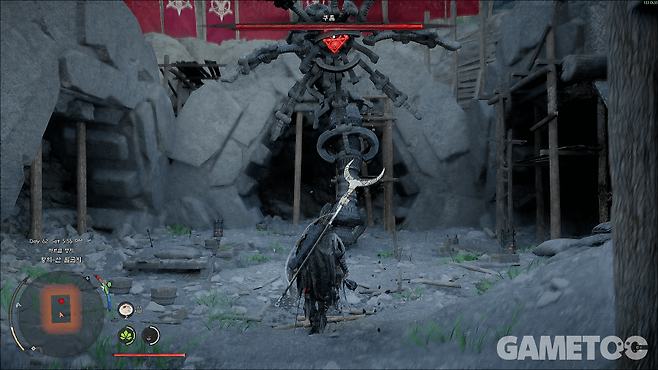 검은사막 쿠툼과 비교하면 굉장히 작은 사이즈다 [사진=김영찬 기자]