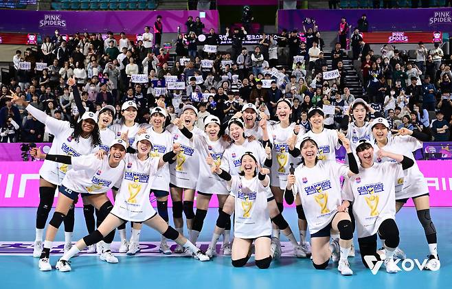 정규리그 1위를 차지한 한국도로공사. (KOVO 제공. 재판매 및 DB 금지) 2026.3.13 ⓒ 뉴스1