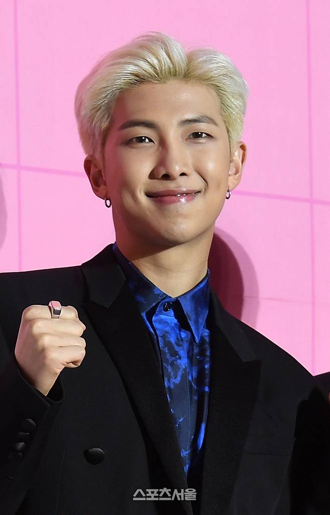 방탄소년단(BTS)의 RM. 스포츠서울 DB.