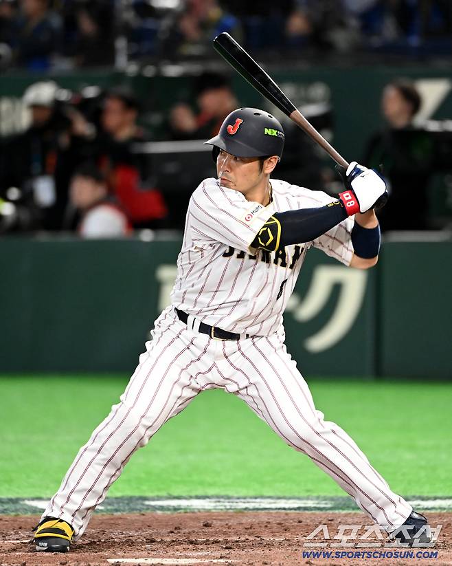 7일 WBC 일본전에 출전한 곤도. 2번-좌익수로 출전해 3타수 무안타 1볼넷을 기록했다. 도쿄(일본)=허상욱 기자