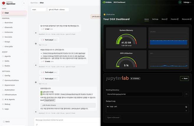 오픈클로를 위한 로컬 장치로 활용하기에도 좋다. 엔비디아는 DGX 스파크에서 오픈클로를 더욱 안전하게 활용할 수 있도록 기업용 ‘네모클로’ 서비스를 공개하기도 했다 / 출처=IT동아