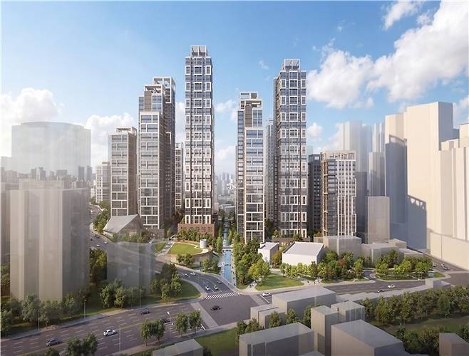 용산구 원효로1가 82-1번지 일대 역세권 장기전세주택 도시정비형 재개발사업 예상 이미지. [서울시 제공]