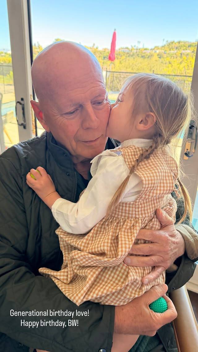 브루스 윌리스 /사진=데미 무어 개인계정