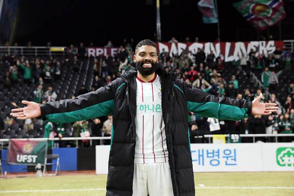 '디오고 1골 1도움' K리그1 4라운드 MVP 선정, 대전하나시티즌 시즌 첫 승 주역.(사진제공=한국프로축구연맹)