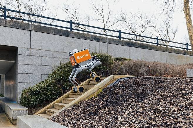 '리버' 배달 로봇 [리버 보도자료 캡처. 재판매 및 DB 금지]