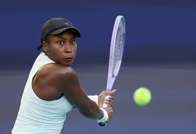 마이애미 오픈에서 승리한 코코 고프. 게티이미지