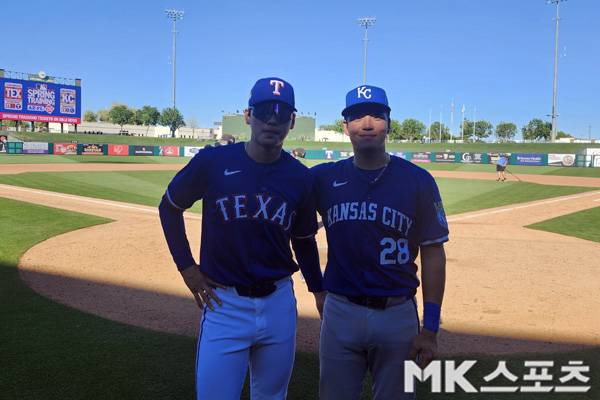 김성준과 엄형찬이 경기가 끝난 뒤 포즈를 취했다. 사진(美 서프라이즈)= 김재호 특파원