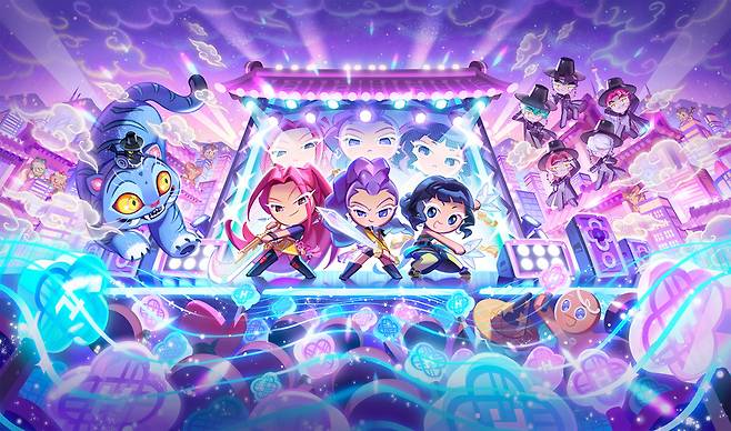 쿠키런킹덤 케이팝데몬헌터스 콜레보레이션 (사진=데브시스터즈)