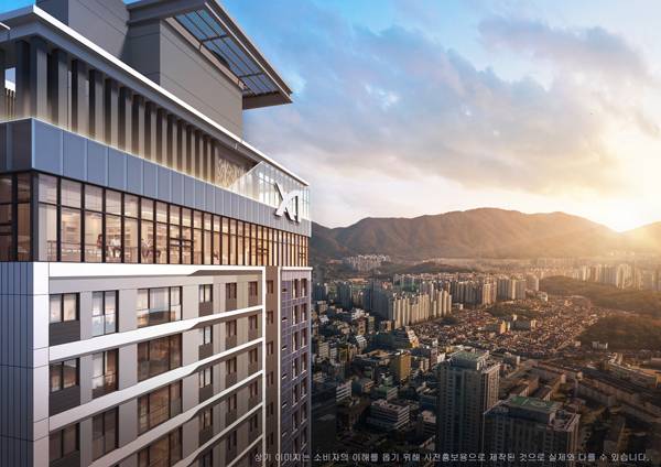 '창원자이 더 스카이' 투시도.