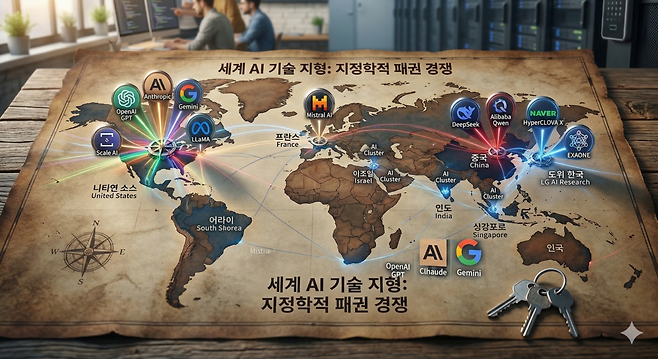 세계 AI 기술 지형도
