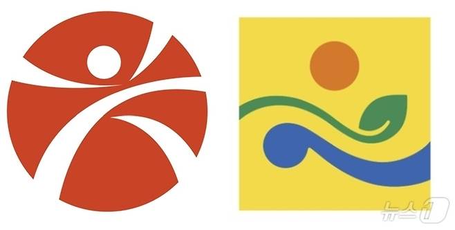 광주광역시청(왼쪽)와 전라남도청(오른쪽)의 심벌마크. 전남과 광주는 행정통합 특별법에 따라 오는 7월 1일 ''전남광주특별시'로 통합된다 ⓒ 뉴스1