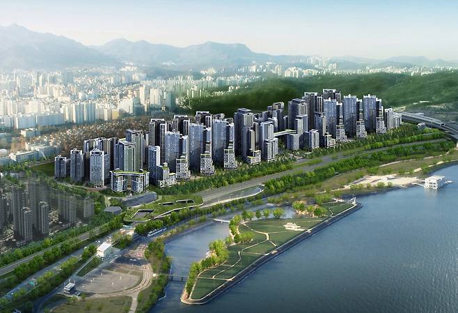 디에이치 클래스트 조감도  현대건설