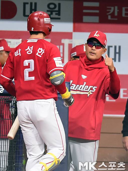 박성한은 22일 키움전에서 큰 존재감을 뽐냈다. 사진=김영구 기자