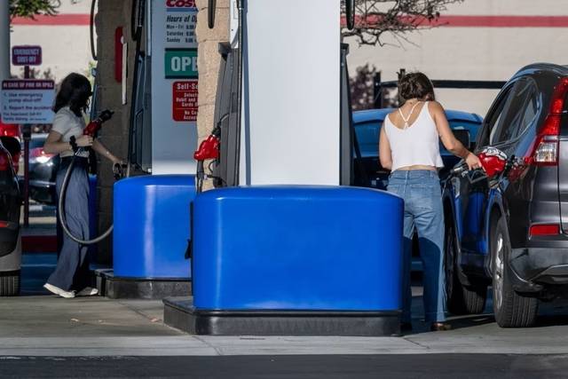 미국 한 주유소의 풍경 블룸버그