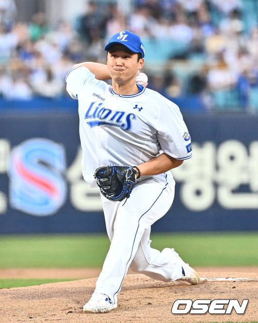 [OSEN=대구, 이석우 기자] 삼성 라이온즈 최원태 076 2025.03.25 / foto0307@osen.co.kr