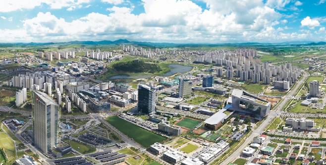 광주·전남 공동(빛가람) 혁신도시 전경. /남도일보 자료사진