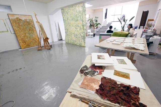 창원시 의창구 사림동에 위치한 조현수 화가 작업실.