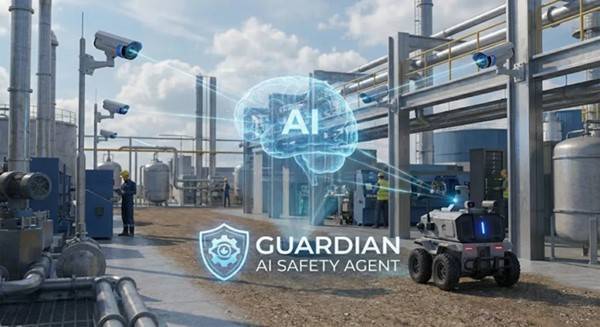 삼표그룹이 가디언AI와 협력해 개발한 자율주행 순찰 로봇/사진제공=삼표그룹