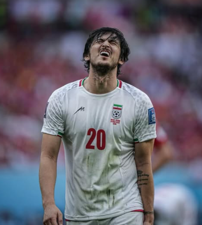 이란 축구 선수 사르다르 아즈문. 인스타그램 sardar_azmoun