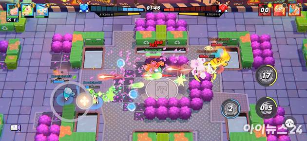 '쿠키런: 오븐스매시' 게임 플레이 화면. [사진=박정민 기자]