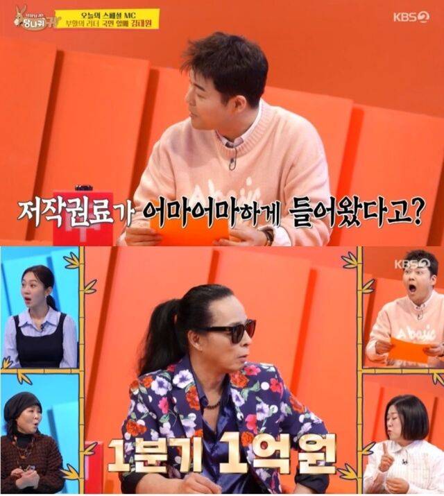 지난 3월 22일 방송된 KBS 2TV 예능 ‘사장님 귀는 당나귀 귀’(이하 ‘사당귀’) 349회에는 김태원이 스페셜 MC로 출연해 입담을 뽐냈다. / KBS 2TV 예능 ‘사장님 귀는 당나귀 귀’